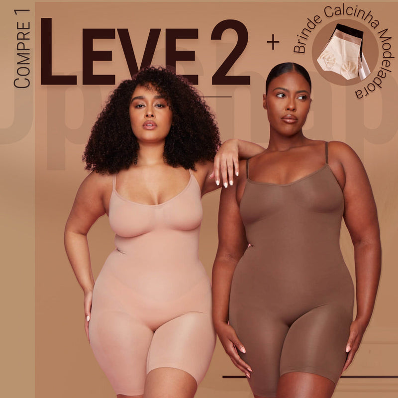 Body Modelador - Up Shaper - Compre 1 Leve 2 + Brinde Calcinha Modeladora